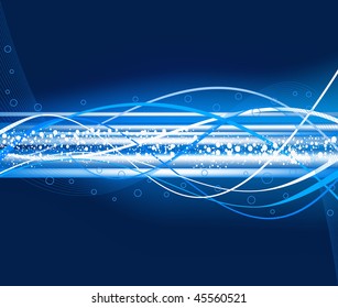 Abstract blue background vector