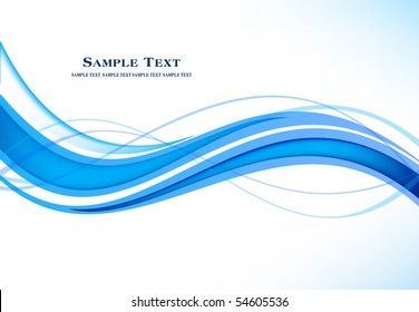 Abstract blue background vector