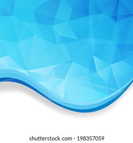 Abstract blue background. Vector. Clip-art