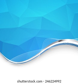 Abstract blue background. Vector. Clip-art
