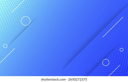 Projeto vetorial de fundo azul abstrato, padrão de banner, modelo de fundo. Adequado para vários projetos de fundo, modelo, banner, cartaz, apresentação, etc.