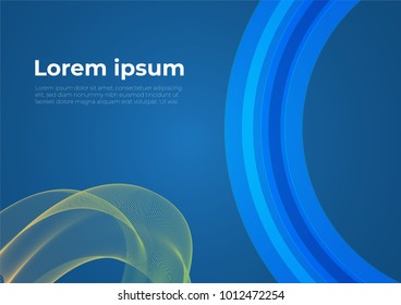 Abstract Blue Background Vector eps 10 