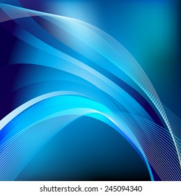 abstract blue background Vector. EPS 10