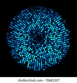 Abstract blue background. Vector eps10 illustration