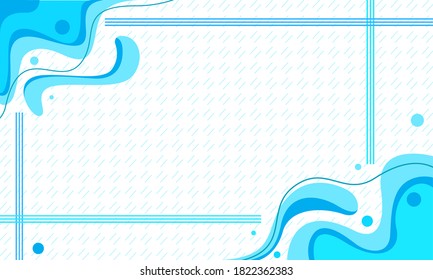 Abstract blue background. vector. fluid shape. can be used for banner templates and others
