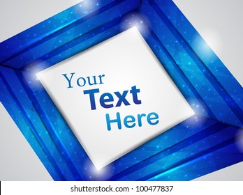 abstract blue background. vector illustration