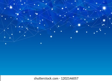 Abstract blue background. Vector illustration.