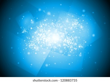Abstract blue background. Vector illustration eps 10