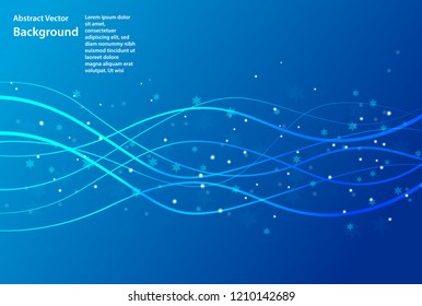 Abstract blue background. Vector illustration.