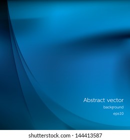 Abstract blue background, vector illustration