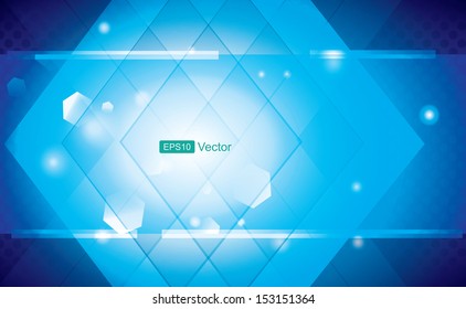Abstract blue background, vector illustration Torre.