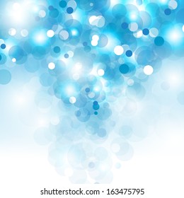 Abstract Blue Background - Vector Illustration, Graphic Design Editable For Your Design  