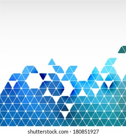Abstract blue background. Vector illustration.