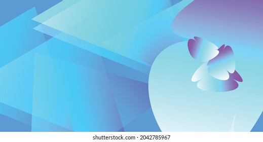 Abstract blue background, vector illustration 