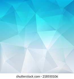 Abstract blue background, vector illustration.