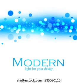 Abstract blue background. Vector illustration 