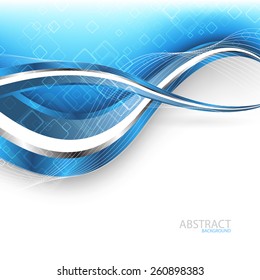 Abstract blue background. Vector Illustration. Clip-art