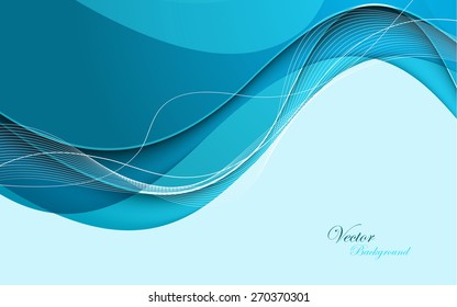 Abstract blue background. Vector Illustration. Clip-art