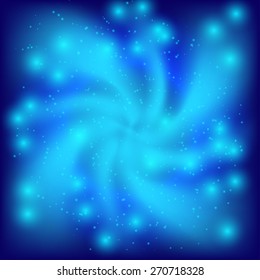 Abstract blue background. Vector illustration