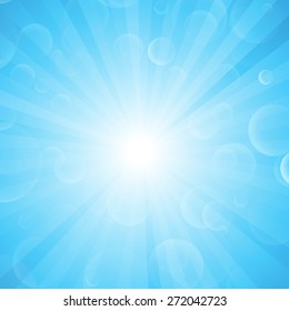 Abstract blue background. Vector Illustration. Clip-art