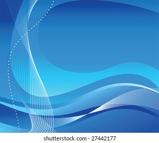 Abstract blue background. Vector illustration