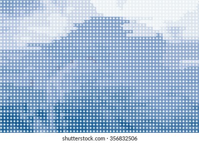 Abstract blue background. vector illustration