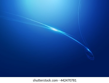 Abstract Blue Background, Vector Illustration