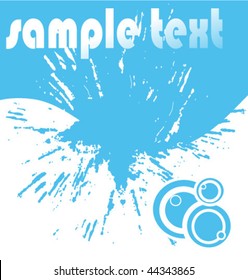 abstract blue background.  vector illustration