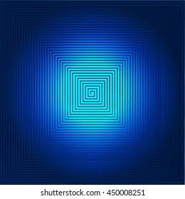 Abstract blue background, vector illustration.