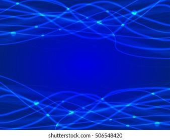 Abstract blue background. Vector Illustration