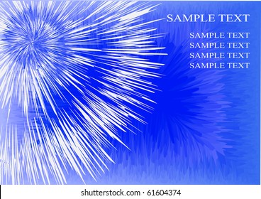 Abstract blue background. Vector Illustration.