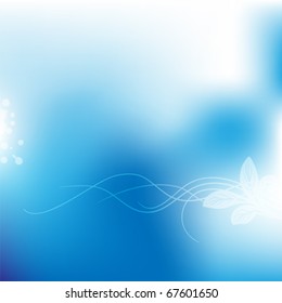 abstract blue background, vector illustration