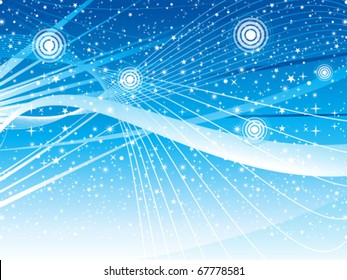 abstract blue background vector illustration