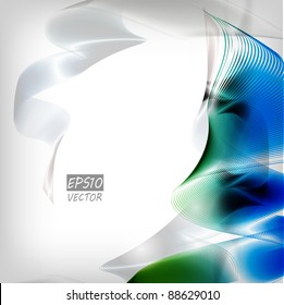 Abstract Blue Background - Vector Illustration eps 10