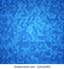 Abstract blue background. Vector image
