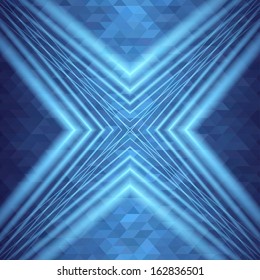 Abstract blue background. Vector image