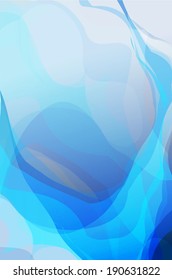 Abstract blue background (Vector image)