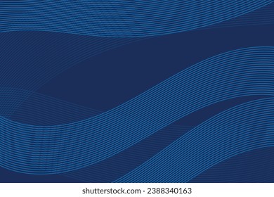 Resumen de diseño moderno de la línea vectorial de fondo azul