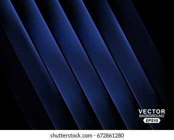 abstract blue background. vector lines and strips for graphic artwork