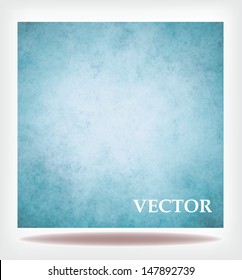 abstract blue background vector, white color center darker frame with cloudy sky background concept, sponge vintage grunge background texture design, graphic art use in large billboard signs or poster