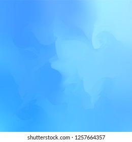 Abstract blue background with vibrant gradient shapes. Design template for covers, placards, flyers, presentations, cards, banners, advertisement, identity. Vector illustration. Eps10