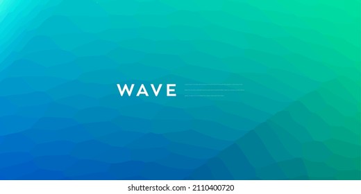 Abstract blue background. Water waves. Ocean seascape. Nature vector illustration.