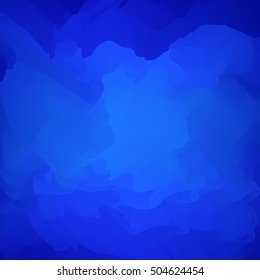 Abstract Blue Background Watercolor Watercolor Cloud Vector Illustration