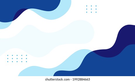 abstract blue background with wave