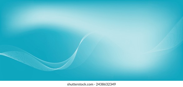 fondo azul abstracto con onda