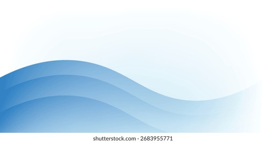 Onda de fondo azul Abstractas con gradación. concepto moderno. 