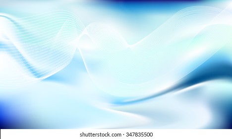 abstract blue background wave layout design