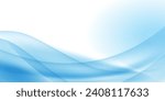 Abstract blue blue background. wave modern design concept