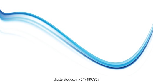 Abstract blue background. wave modern