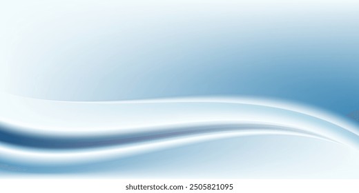 Abstract blue background. wave modern